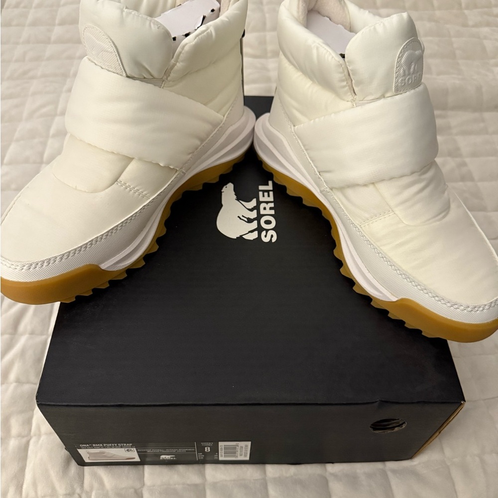 Sorel White Winter Boots